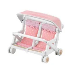 Sylvanian Families Dubbele Kinderwagen 4533 -Kinderspeelgoedwinkel 1353817 002