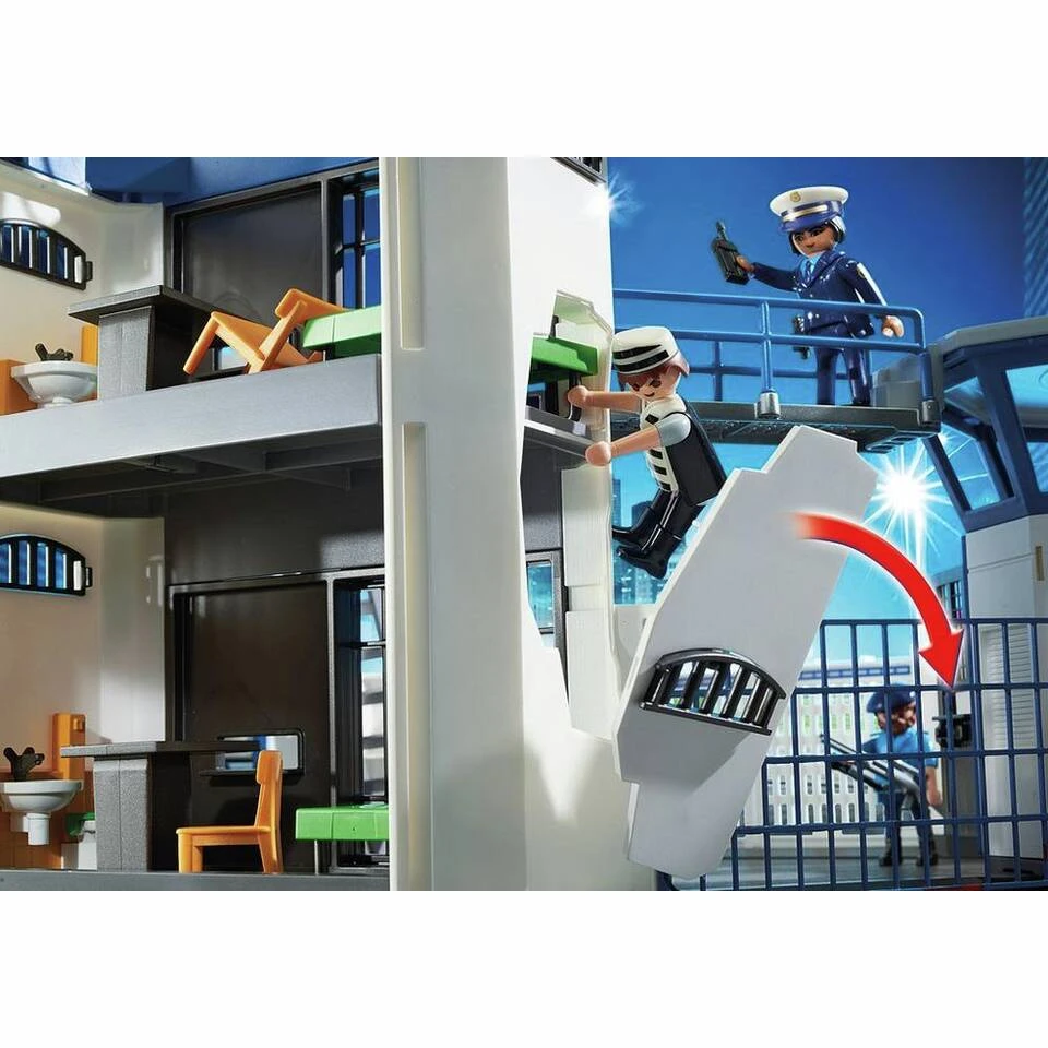 PLAYMOBIL City Action Politiebureau Met Gevangenis 6919 4 PLAYMOBIL City Action Politiebureau Met Gevangenis 6919 - Afbeelding 4