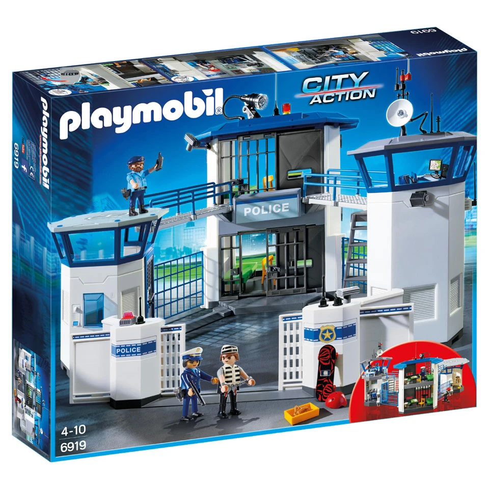 PLAYMOBIL City Action Politiebureau Met Gevangenis 6919 1 PLAYMOBIL City Action Politiebureau Met Gevangenis 6919