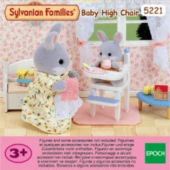 Sylvanian Families Hoge Kinderstoel 5221 9 Sylvanian Families Hoge Kinderstoel 5221 -Kinderspeelgoedwinkel 1385078 9978956d