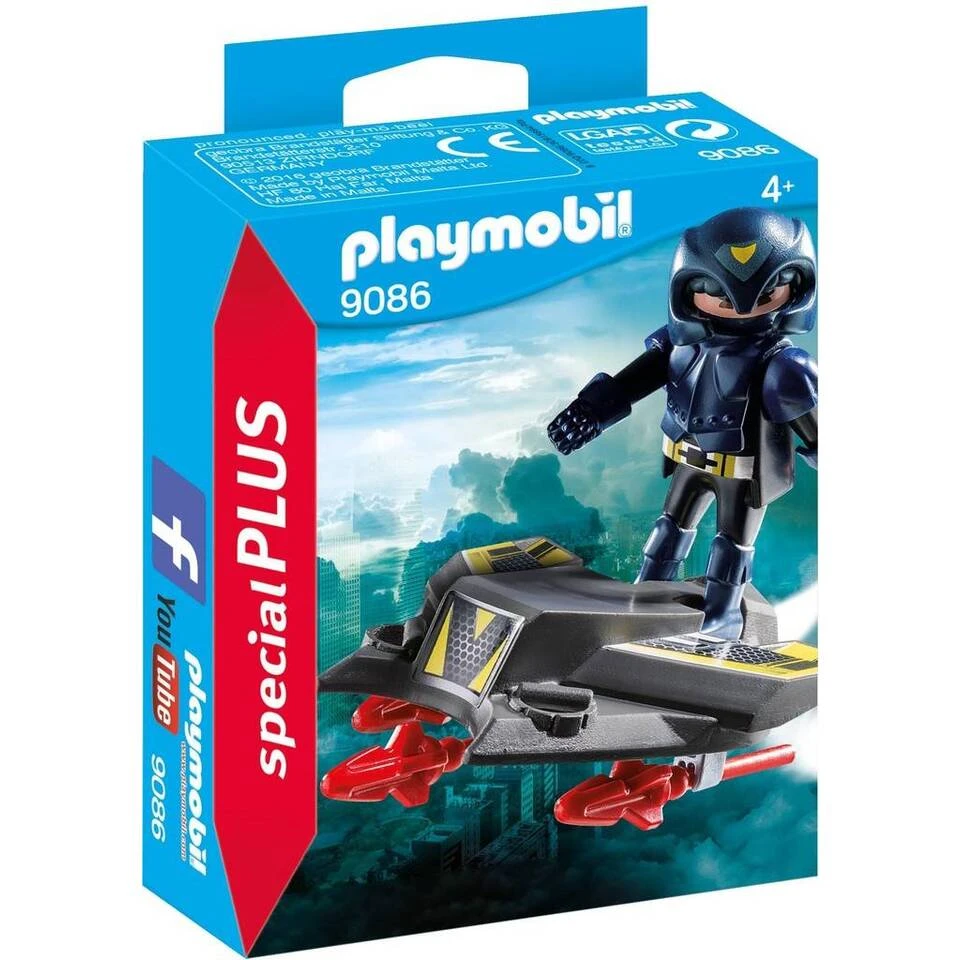 PLAYMOBIL SpecialPLUS Ruimteridder Met Jet 9086 1 PLAYMOBIL SpecialPLUS Ruimteridder Met Jet 9086