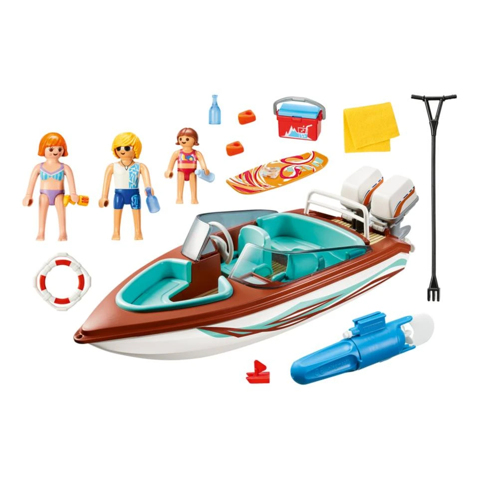 PLAYMOBIL Family Fun Motorboot Met Onderwatermotor 9428 2 PLAYMOBIL Family Fun Motorboot Met Onderwatermotor 9428 - Afbeelding 2