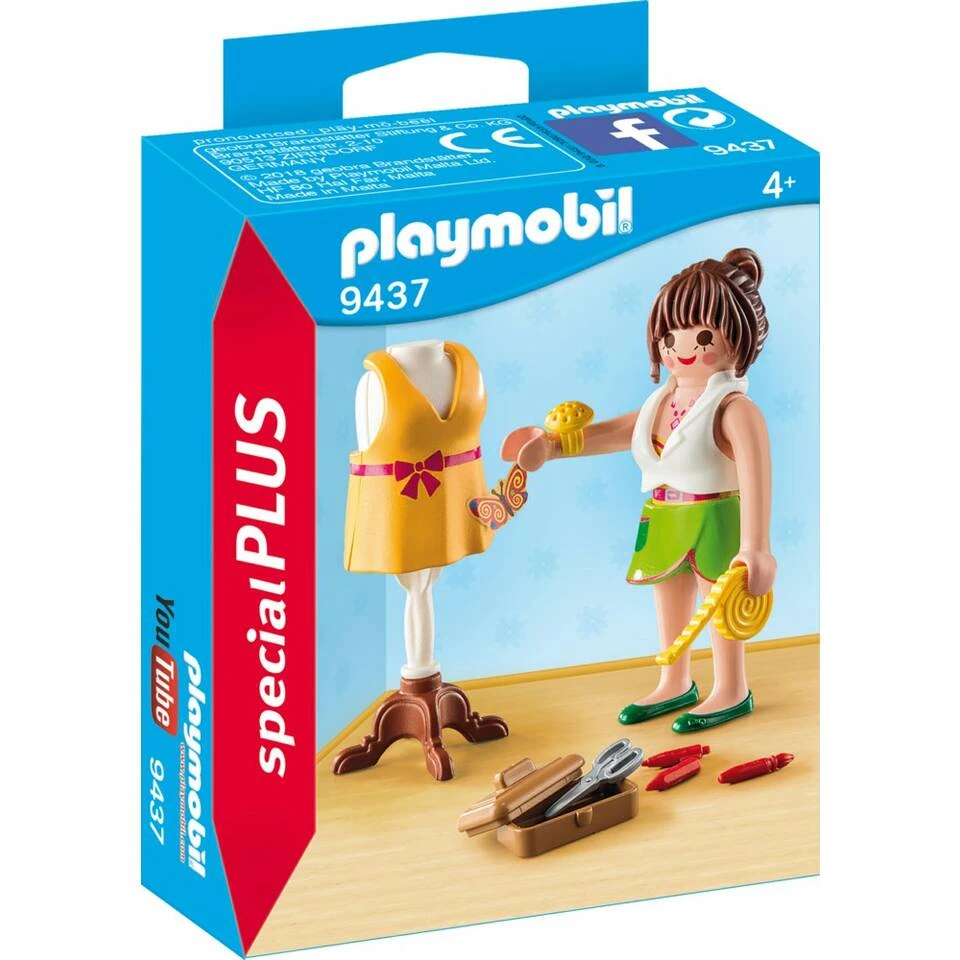 PLAYMOBIL SpecialPLUS Modeontwerpster 9437 1 PLAYMOBIL SpecialPLUS Modeontwerpster 9437