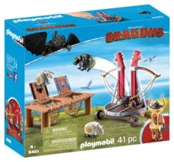 PLAYMOBIL Dragons Rochel Met Schapenslingeraar 9461