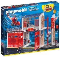 PLAYMOBIL City Action Brandweerkazerne Met Helikopter 9462
