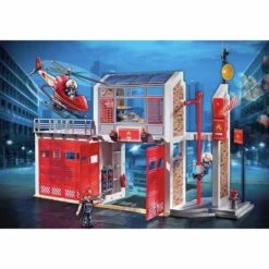 PLAYMOBIL City Action Brandweerkazerne Met Helikopter 9462 -Kinderspeelgoedwinkel 1795506 2dc58928