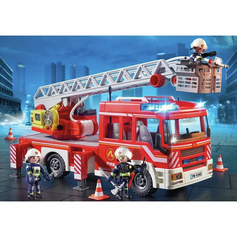PLAYMOBIL City Action Brandweer Ladderwagen 9463 2 PLAYMOBIL City Action Brandweer Ladderwagen 9463 - Afbeelding 2