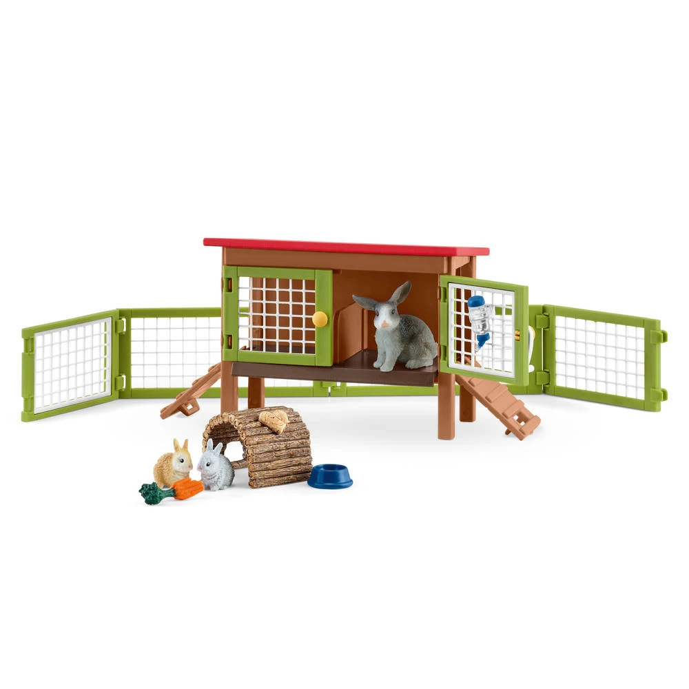 Schleich FARM WORLD Konijnenhok 42420 3 Schleich FARM WORLD Konijnenhok 42420 - Afbeelding 3