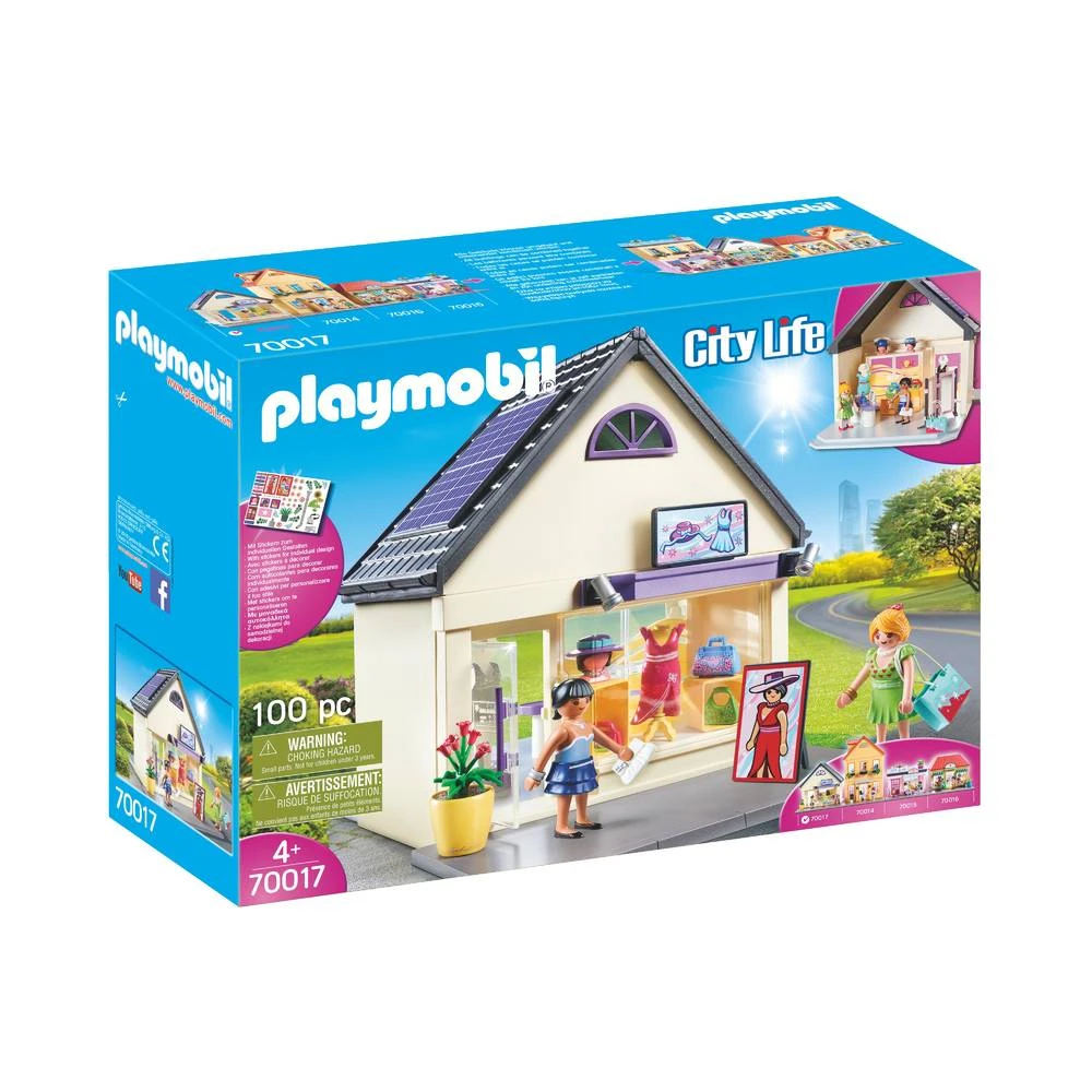 PLAYMOBIL City Life Mijn Modehuis 70017 1 PLAYMOBIL City Life Mijn Modehuis 70017