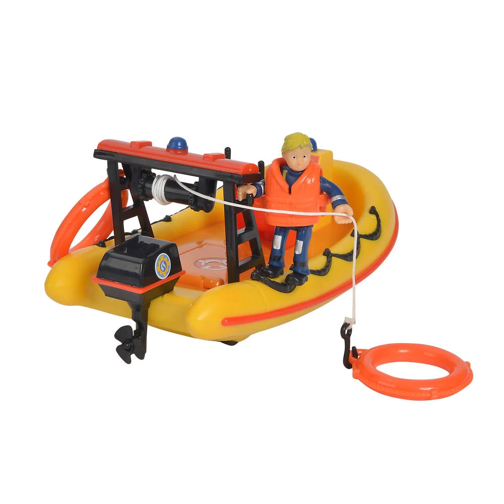 SIMBA Brandweerman Sam Boot Neptune + Figuur 5 SIMBA Brandweerman Sam Boot Neptune + Figuur - Afbeelding 5