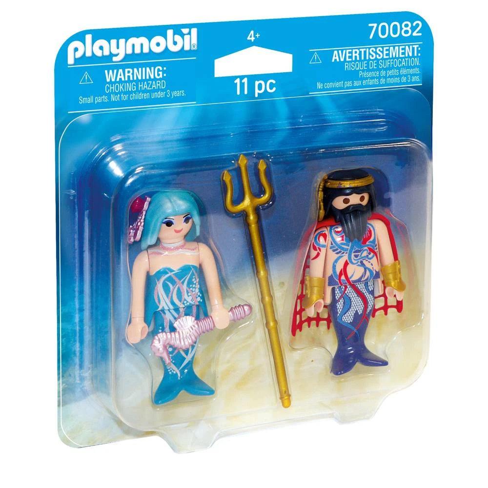 PLAYMOBIL DuoPack Zeemeermin En Koning 70082 1 PLAYMOBIL DuoPack Zeemeermin En Koning 70082