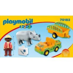 PLAYMOBIL Jeep Met Neushoorn 70182 -Kinderspeelgoedwinkel 1976008 9b7a688d