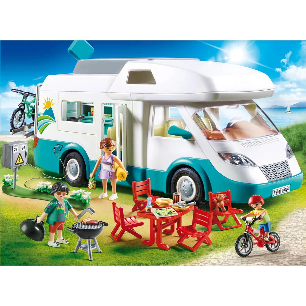 PLAYMOBIL Family Fun Camper Met Familie 70088 4 PLAYMOBIL Family Fun Camper Met Familie 70088 - Afbeelding 4