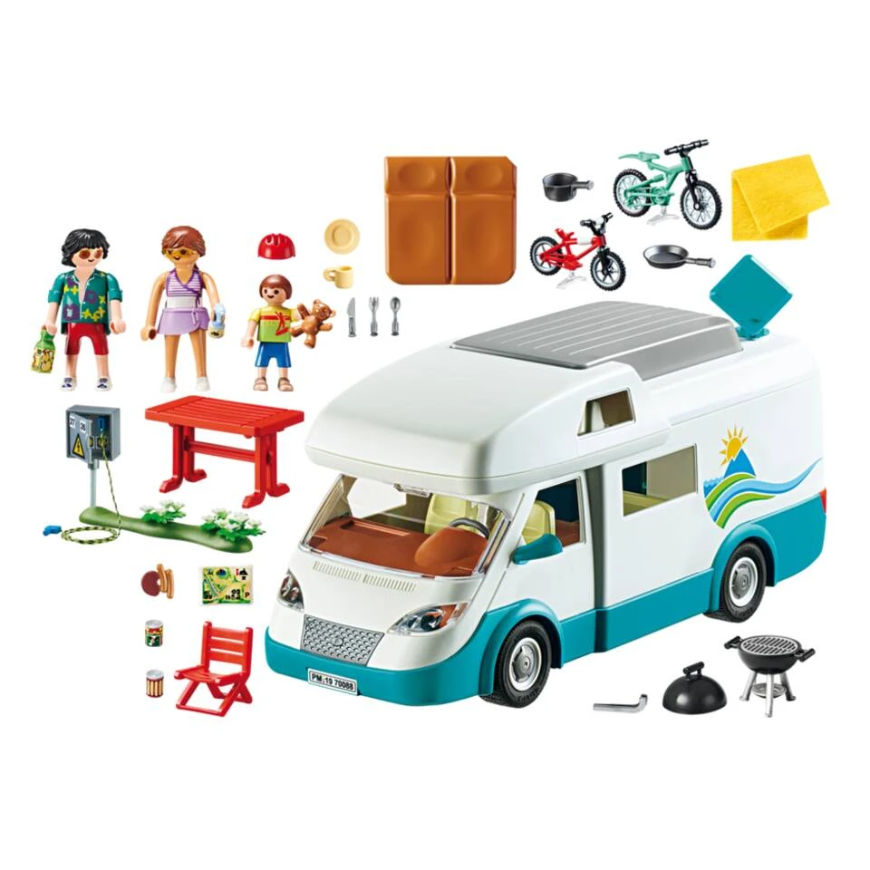 PLAYMOBIL Family Fun Camper Met Familie 70088 2 PLAYMOBIL Family Fun Camper Met Familie 70088 - Afbeelding 2