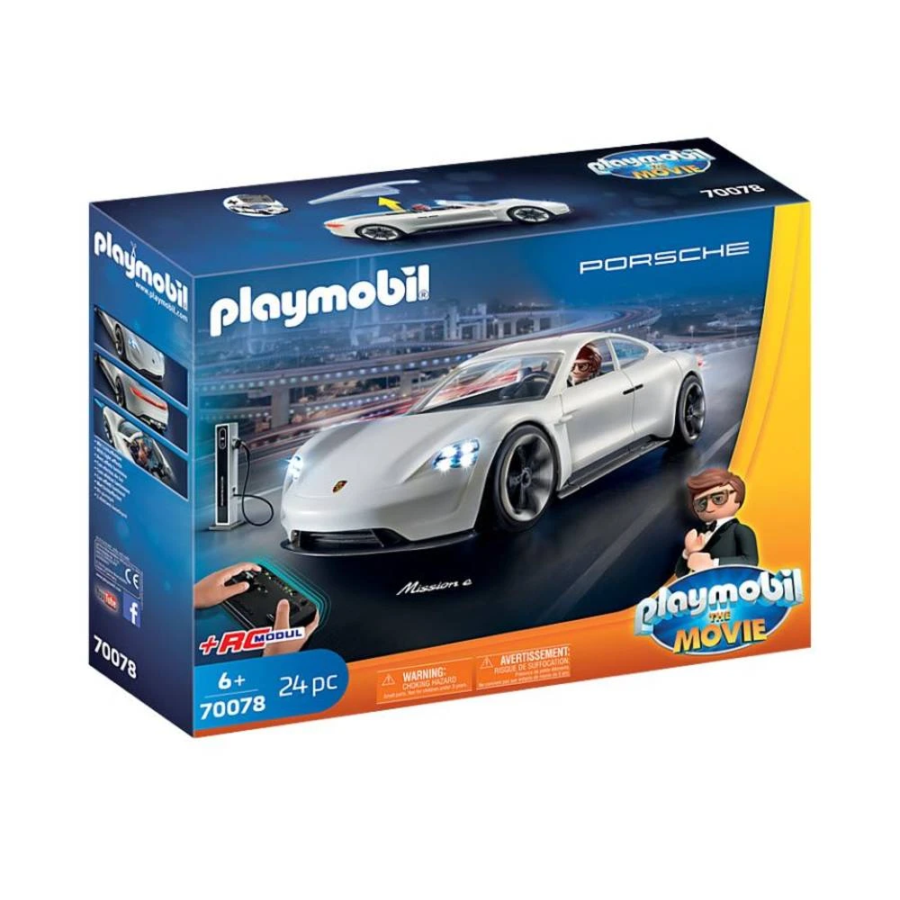 PLAYMOBIL THE MOVIE Rex Dashers Porsche Mission E 70078 1 PLAYMOBIL THE MOVIE Rex Dashers Porsche Mission E 70078