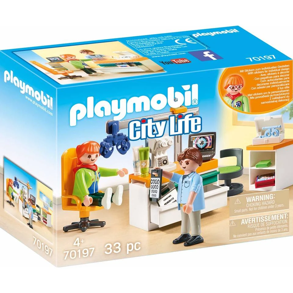 PLAYMOBIL City Life Oogartspraktijk 70197 1 PLAYMOBIL City Life Oogartspraktijk 70197