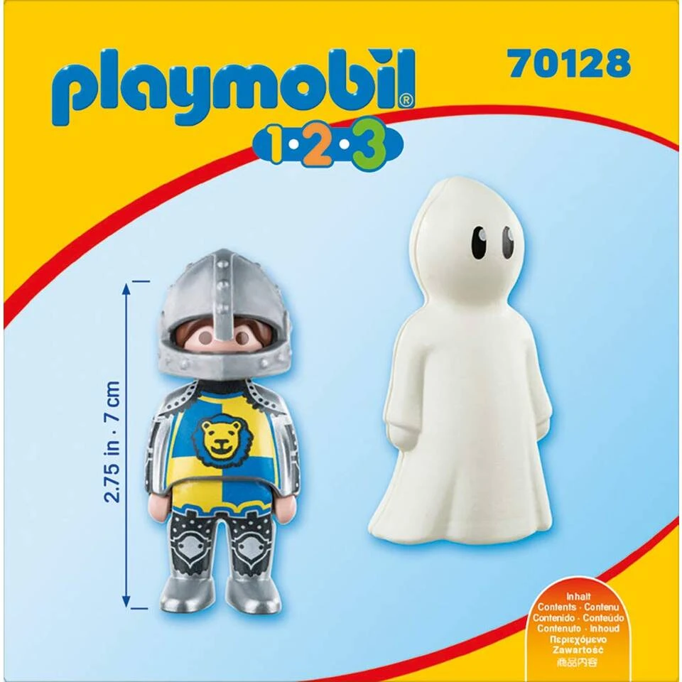PLAYMOBIL 1.2.3 Ridder En Spook 70128 4 PLAYMOBIL 1.2.3 Ridder En Spook 70128 - Afbeelding 4