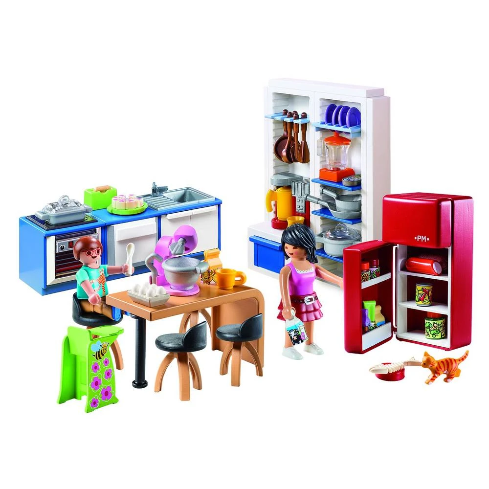 PLAYMOBIL Dollhouse Leefkeuken 70206 2 PLAYMOBIL Dollhouse Leefkeuken 70206 - Afbeelding 2