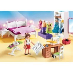PLAYMOBIL Dollhouse Slaapkamer Met Mode Ontwerphoek 70208 -Kinderspeelgoedwinkel 1977358 0c569a9b