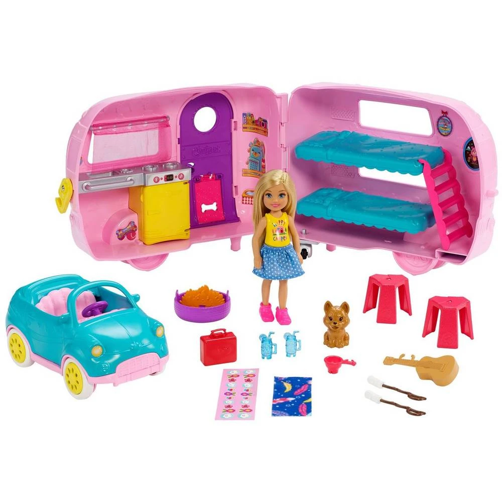 Barbie Speelset Chelsea Met Caravan 2 Barbie Speelset Chelsea Met Caravan - Afbeelding 2