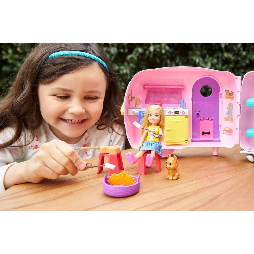 Barbie Speelset Chelsea Met Caravan 3 Barbie Speelset Chelsea Met Caravan - Afbeelding 3