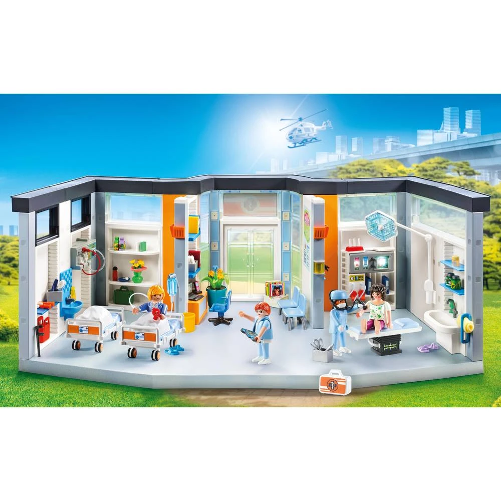 PLAYMOBIL City Life Ziekenhuis Met Inrichting 70191 3 PLAYMOBIL City Life Ziekenhuis Met Inrichting 70191 - Afbeelding 3