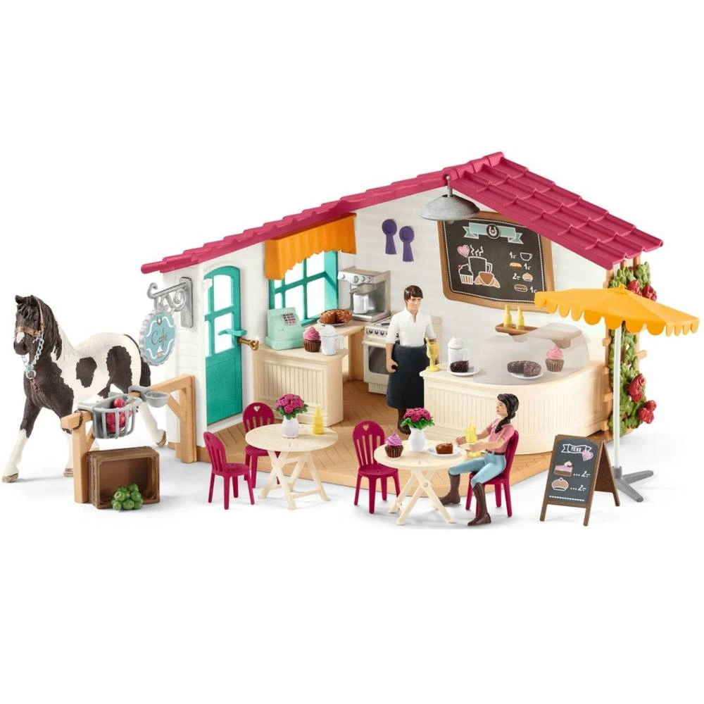 Schleich HORSE CLUB Ruitercafé 42519 2 Schleich HORSE CLUB Ruitercafé 42519 - Afbeelding 2