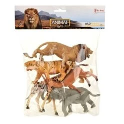 Kinderspeelgoedwinkel 9 No Brand Animal World Wilde Dieren In Zak 5-delig