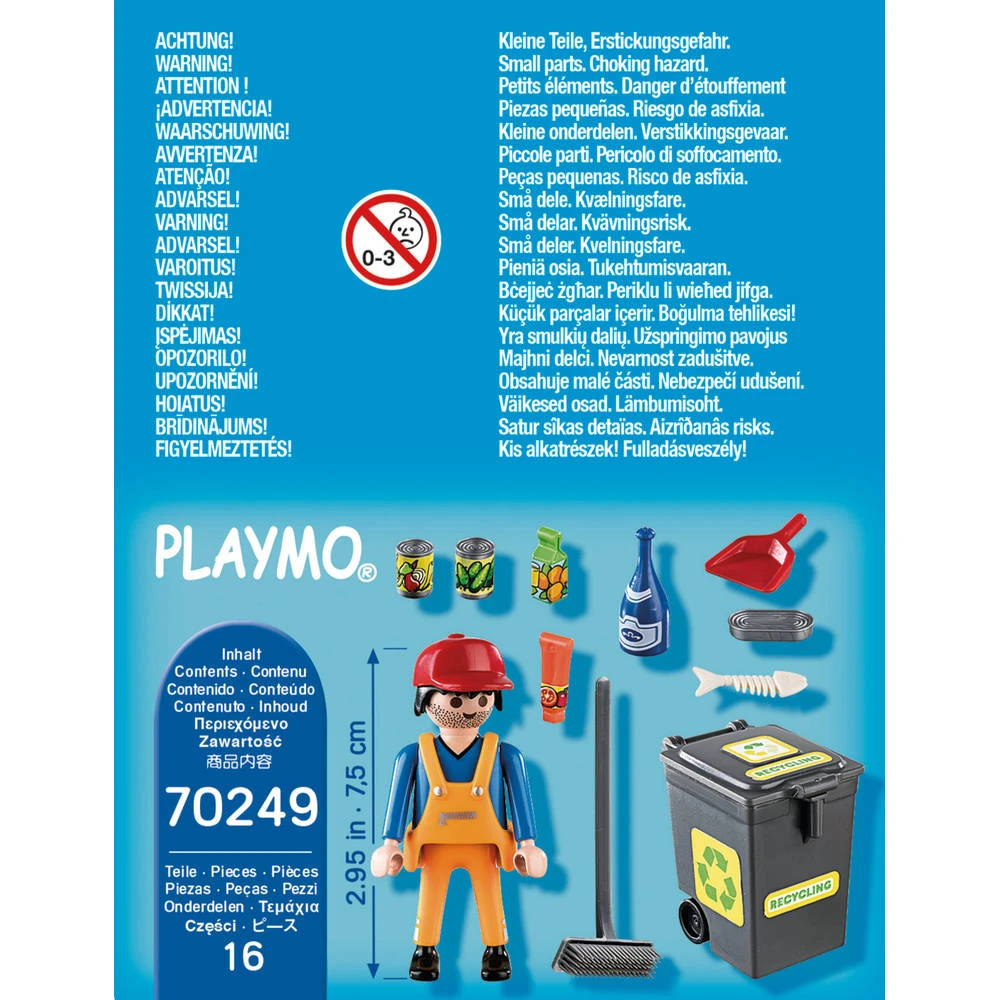 PLAYMOBIL SpecialPLUS Straatveger 70249 3 PLAYMOBIL SpecialPLUS Straatveger 70249 - Afbeelding 3