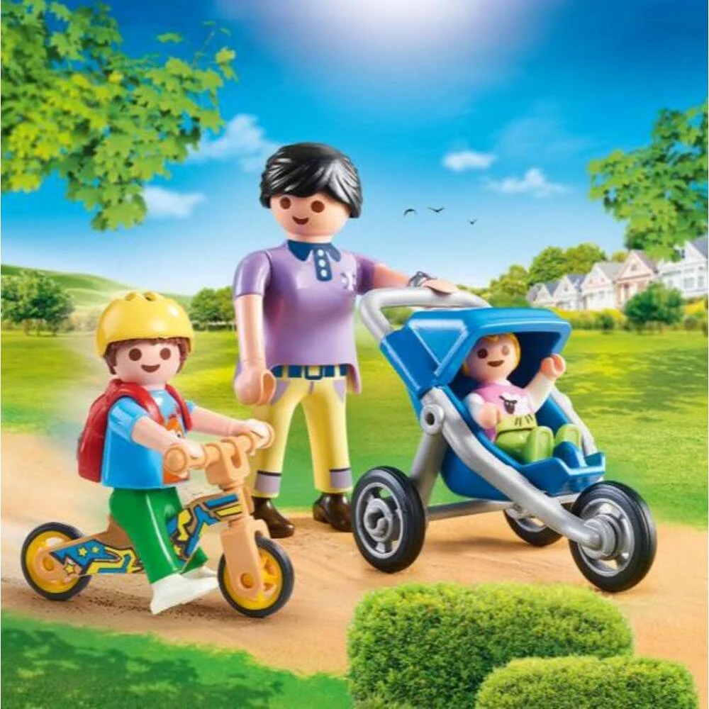 PLAYMOBIL City Life Mama Met Kinderen 70284 2 PLAYMOBIL City Life Mama Met Kinderen 70284 - Afbeelding 2