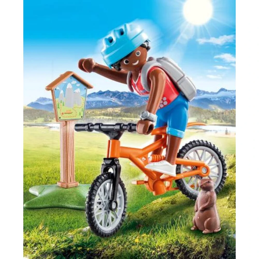 PLAYMOBIL SpecialPLUS Mountainbiker 70303 2 PLAYMOBIL SpecialPLUS Mountainbiker 70303 - Afbeelding 2