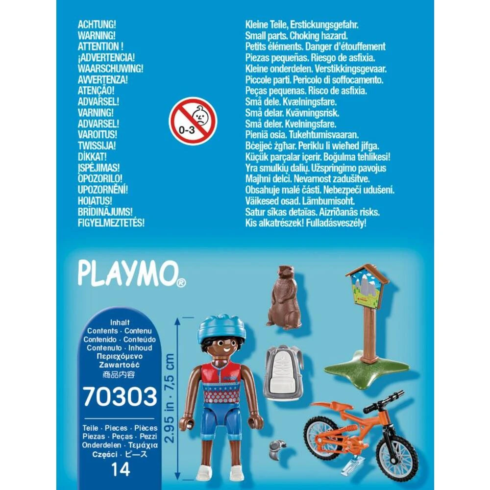 PLAYMOBIL SpecialPLUS Mountainbiker 70303 3 PLAYMOBIL SpecialPLUS Mountainbiker 70303 - Afbeelding 3