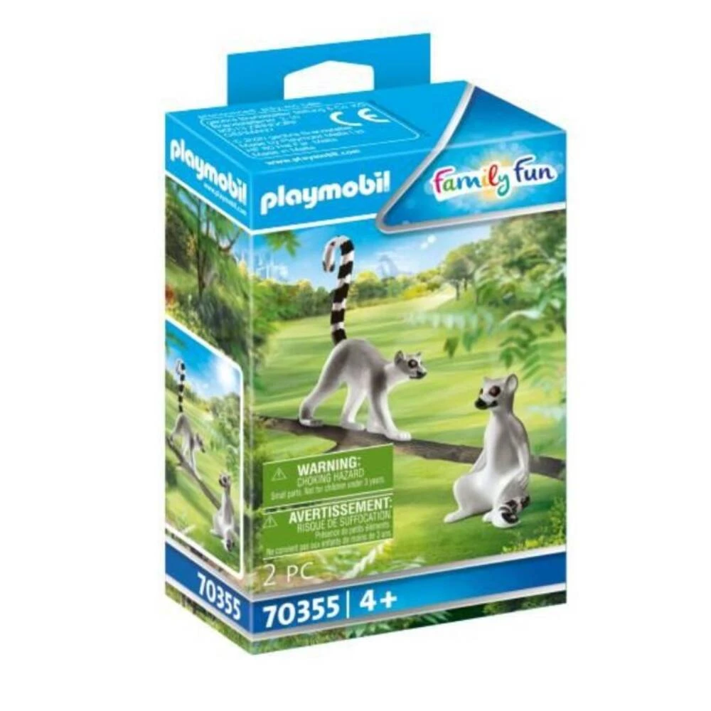 PLAYMOBIL Family Fun Koppel Ringstaartmaki's 70355 1 PLAYMOBIL Family Fun Koppel Ringstaartmaki's 70355