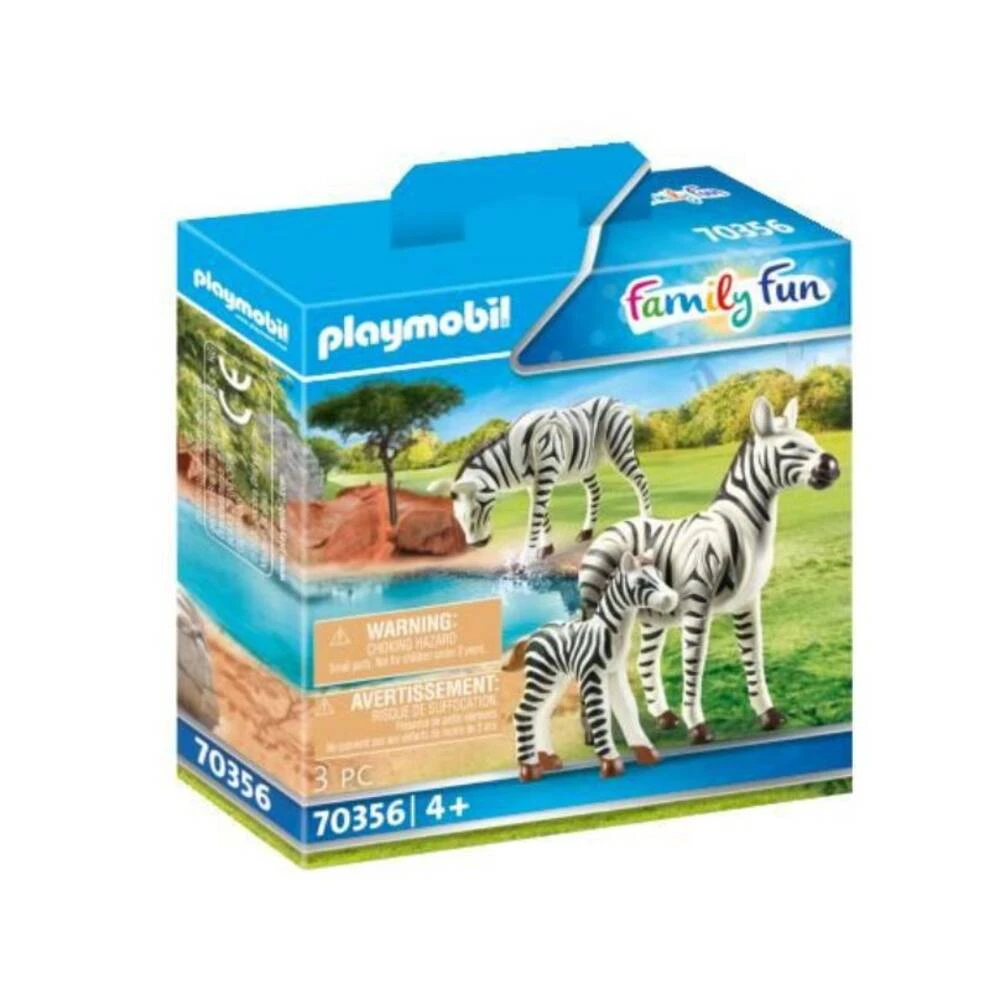 PLAYMOBIL Family Fun Zebra's Met Baby 70356 1 PLAYMOBIL Family Fun Zebra's Met Baby 70356
