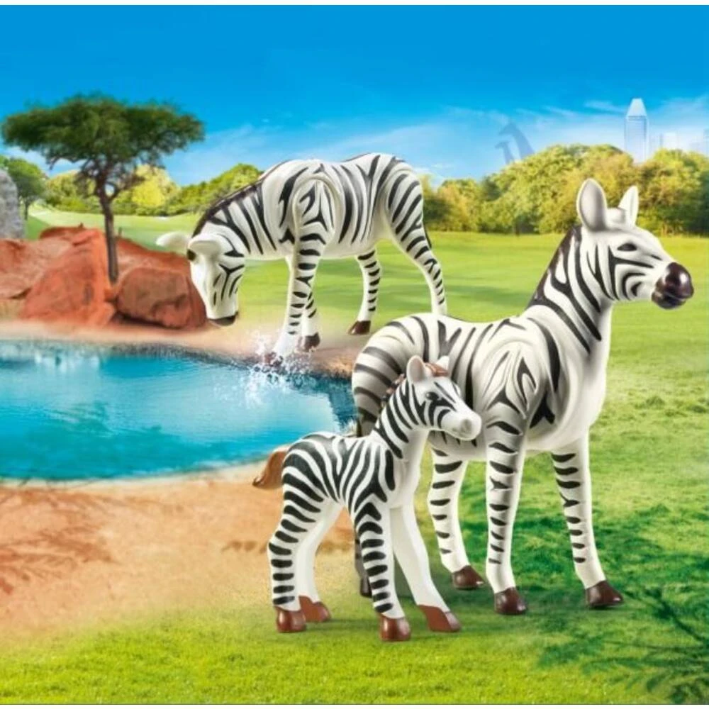 PLAYMOBIL Family Fun Zebra's Met Baby 70356 2 PLAYMOBIL Family Fun Zebra's Met Baby 70356 - Afbeelding 2