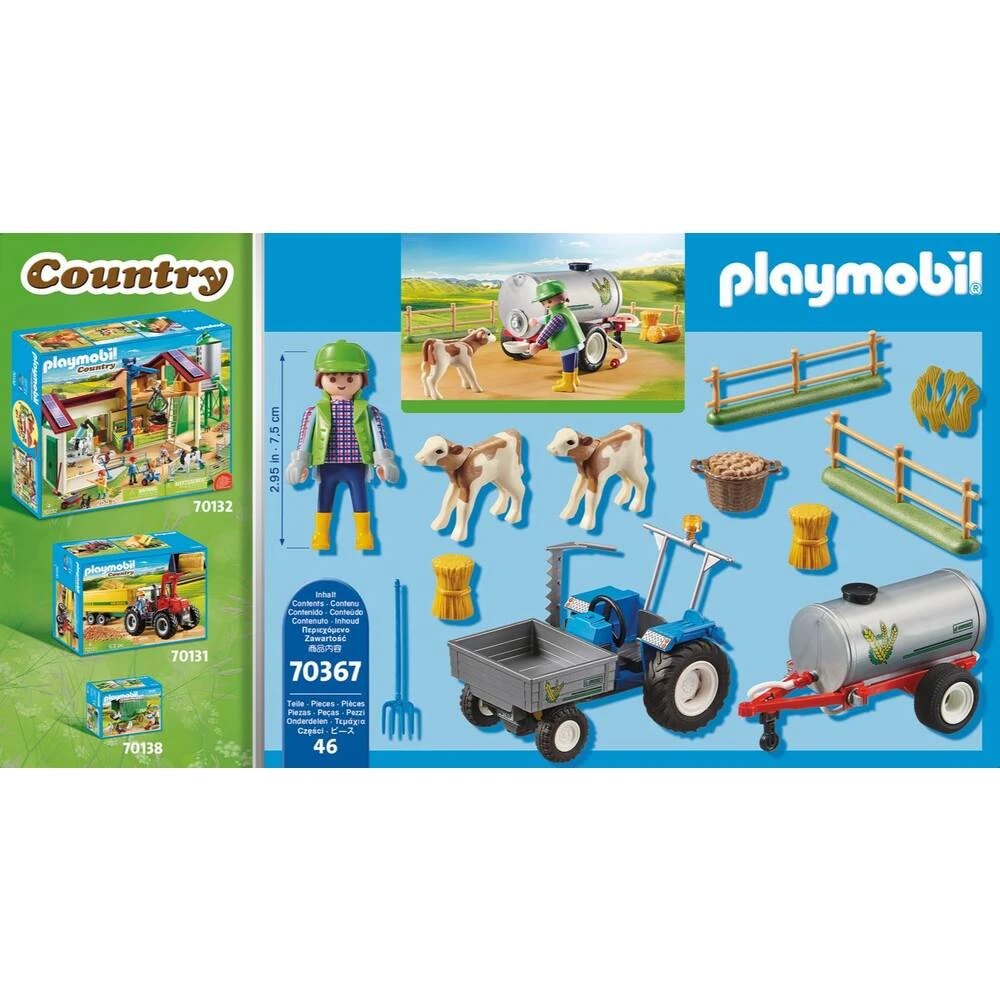 PLAYMOBIL Country Landbouwer Met Maaimachine 70367 4 PLAYMOBIL Country Landbouwer Met Maaimachine 70367 - Afbeelding 4