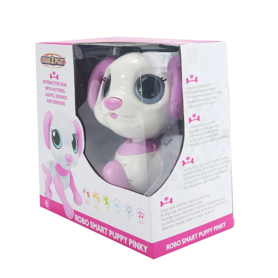 Gear2Play Robo Smart Puppy - Roze 2 Gear2Play Robo Smart Puppy - Roze - Afbeelding 2