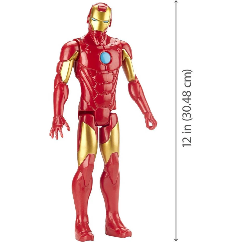 Hasbro Avengers Titan Heroes Figuur Iron Man - 30 Cm 6 Hasbro Avengers Titan Heroes Figuur Iron Man - 30 Cm - Afbeelding 6