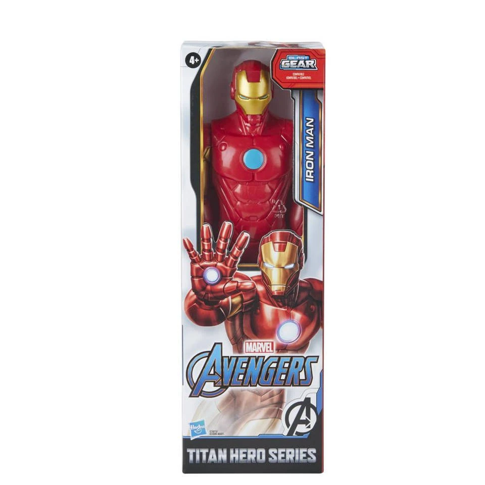 Hasbro Avengers Titan Heroes Figuur Iron Man - 30 Cm 2 Hasbro Avengers Titan Heroes Figuur Iron Man - 30 Cm - Afbeelding 2