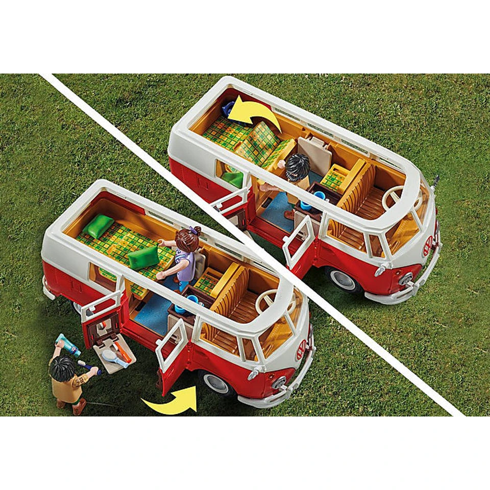 PLAYMOBIL Volkswagen T1 Camperbus 70176 4 PLAYMOBIL Volkswagen T1 Camperbus 70176 - Afbeelding 4