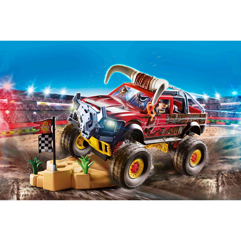 PLAYMOBIL Stuntshow Monstertruck Met Hoorns 70549 5 PLAYMOBIL Stuntshow Monstertruck Met Hoorns 70549 - Afbeelding 5