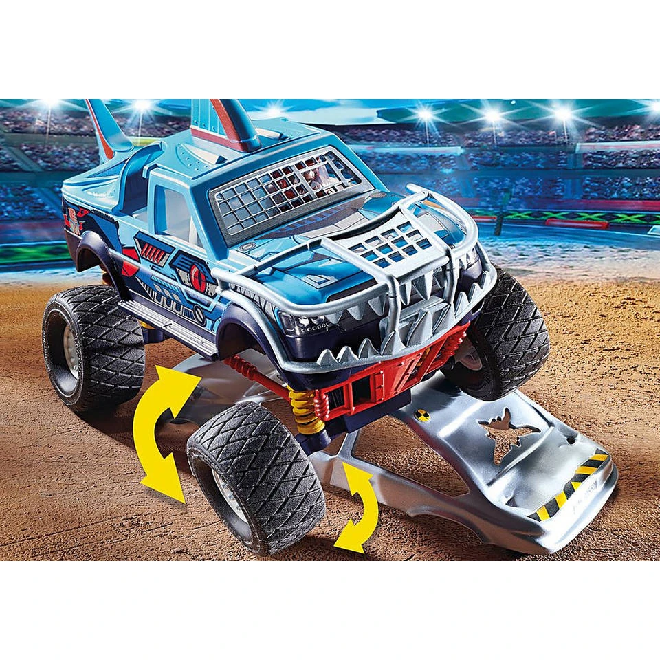 PLAYMOBIL Stuntshow Monstertruck Haai 70550 2 PLAYMOBIL Stuntshow Monstertruck Haai 70550 - Afbeelding 2