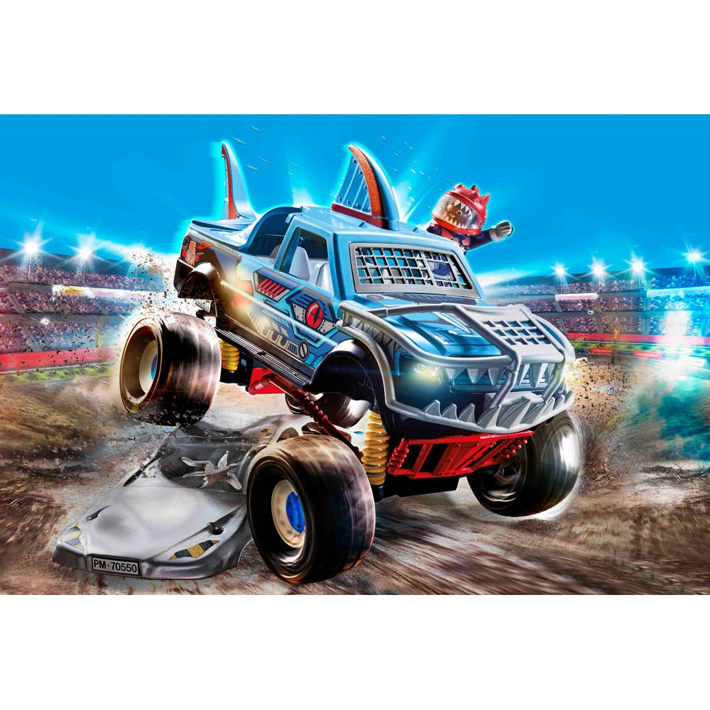PLAYMOBIL Stuntshow Monstertruck Haai 70550 5 PLAYMOBIL Stuntshow Monstertruck Haai 70550 - Afbeelding 5