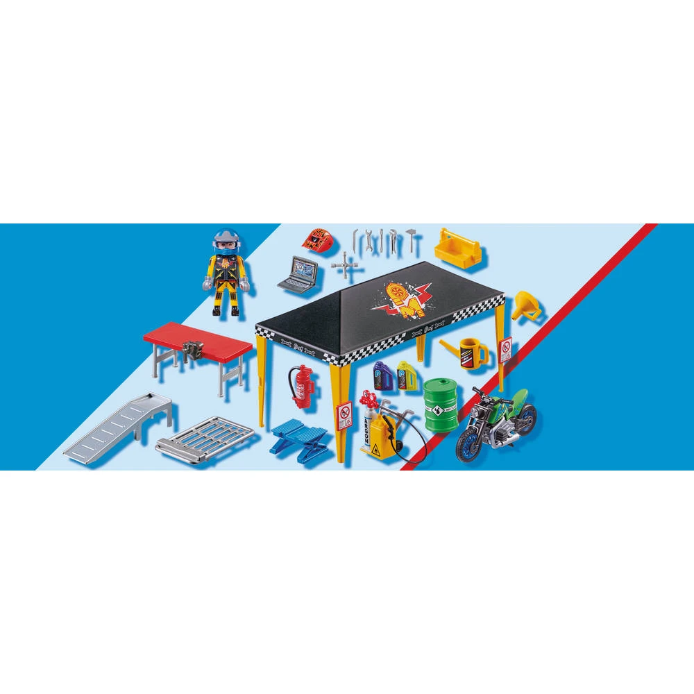 PLAYMOBIL Stuntshow Werkplek Tent 70552 5 PLAYMOBIL Stuntshow Werkplek Tent 70552 - Afbeelding 5