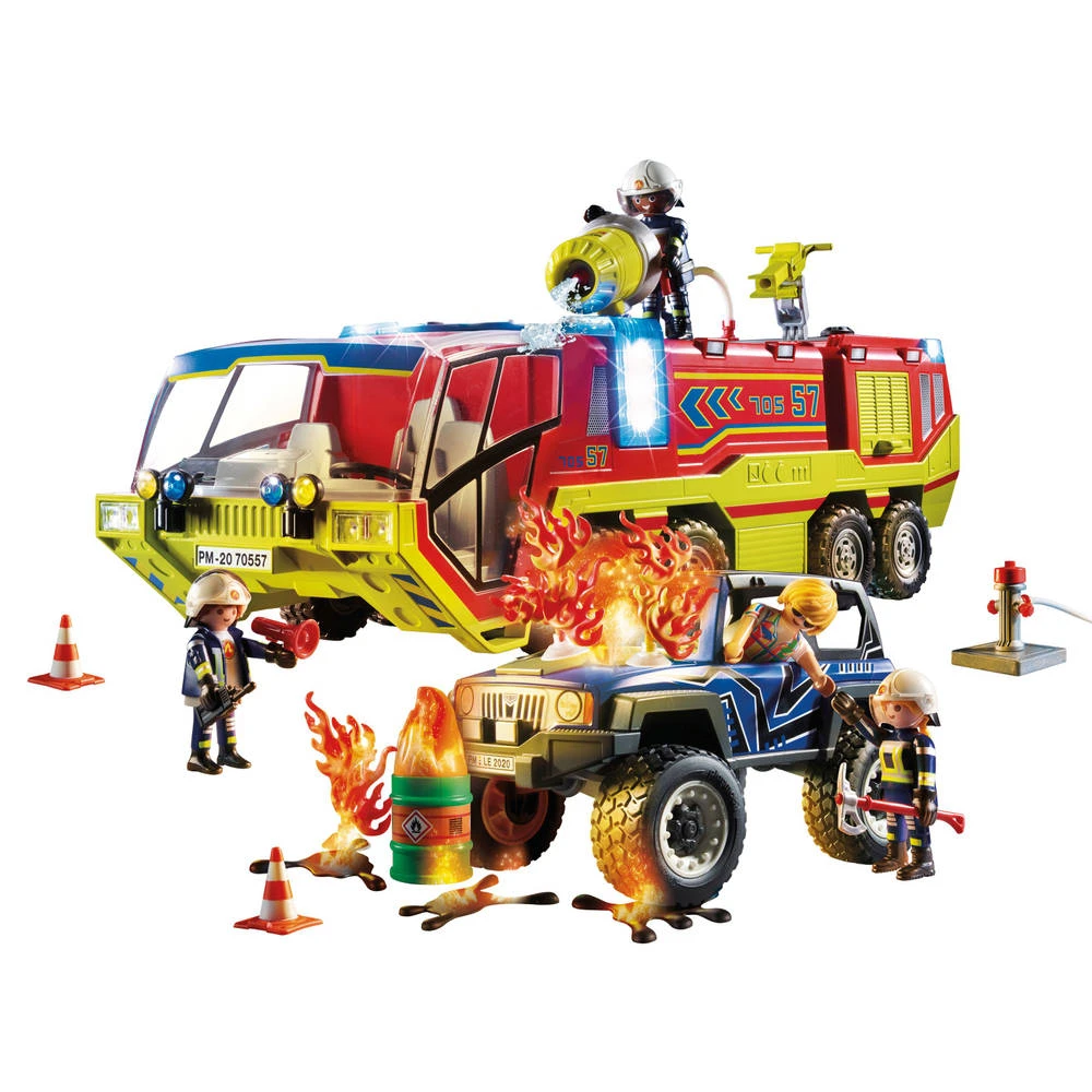 PLAYMOBIL City Action Brandweer Met Brandweerwagen 70557 2 PLAYMOBIL City Action Brandweer Met Brandweerwagen 70557 - Afbeelding 2