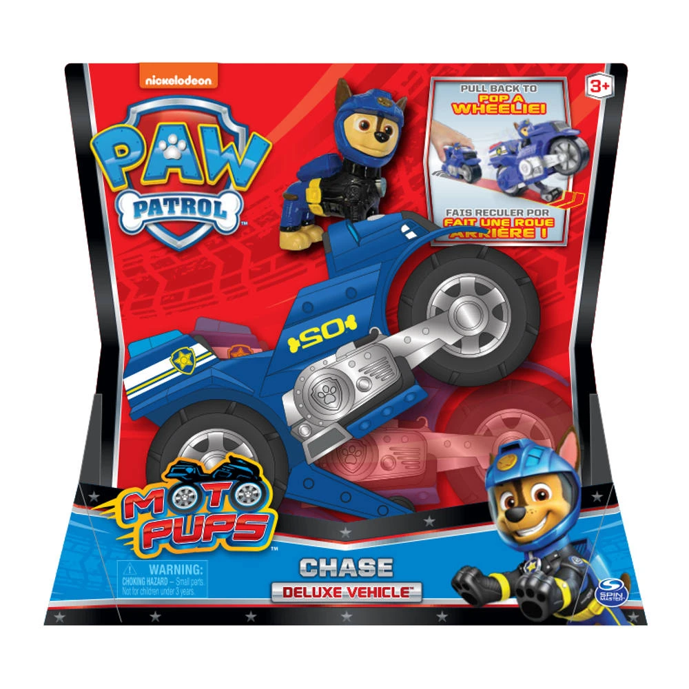 SPIN MASTER PAW Patrol Moto Pups Deluxe Terugtrekmotor Chase 2 SPIN MASTER PAW Patrol Moto Pups Deluxe Terugtrekmotor Chase - Afbeelding 2