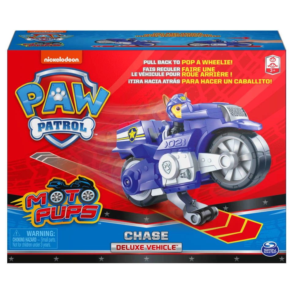 SPIN MASTER PAW Patrol Moto Pups Deluxe Terugtrekmotor Chase 3 SPIN MASTER PAW Patrol Moto Pups Deluxe Terugtrekmotor Chase - Afbeelding 3