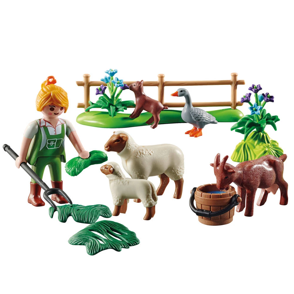PLAYMOBIL Country Geschenkset Boerin Met Weidedieren 70608 3 PLAYMOBIL Country Geschenkset Boerin Met Weidedieren 70608 - Afbeelding 3