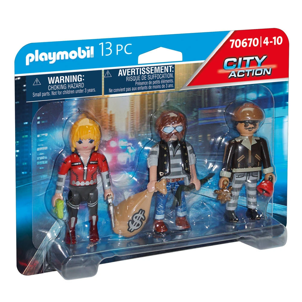 PLAYMOBIL City Action Figurenset Boeven 70670 1 PLAYMOBIL City Action Figurenset Boeven 70670