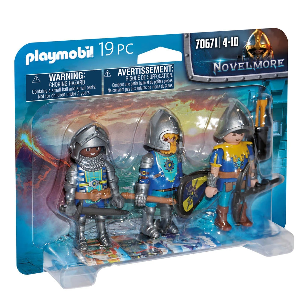 PLAYMOBIL Novelmore Set Van 3 Ridders 70671 1 PLAYMOBIL Novelmore Set Van 3 Ridders 70671